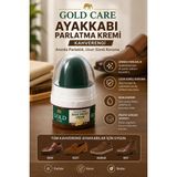 Gold Care Siyah Ayakkabı Boya Kremi 60 ml – Anında Parlaklık ve Koruyucu Bakım - Kahverengi