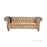 Gold Chesterfield Koltuk
