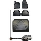 Gold Citroen Berlingo 2019+ 3D Havuzlu Oto Paspas ve Bagaj Havuzu Dizayn Seti - Siyah