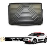 Gold Citroen C3 2017+ Uyumlu Yeni Üretim Bagaj Havuzu - Siyah