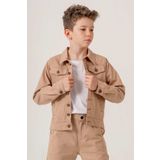Gold Class Kidswear Çift Cepli Düğmeli Gabardin Erkek Çocuk Ceket