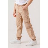 Gold Class Kidswear Çift Kargo Cepli Lastikli Paça Gabardin Erkek Çocuk Pantolon