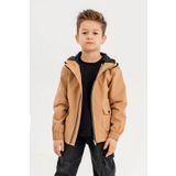 Gold Class Kidswear Kapüşonlu Cepli Su Geçirmez Erkek Çocuk Yağmurluk