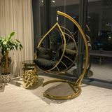 Gold Damla Salıncak -Armut Salıncak - Antrasit - Gri