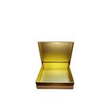 Gold Desenli Kare Çikolata Kutusu