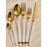 Gold Dine 36 Parça | Yemek Takımı | Sade | 6 Kişilik | 18/10 Paslanmaz Çelik