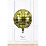 Gold Disko Topu Folyo Balon 22inç