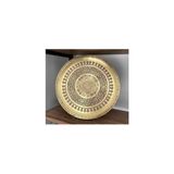 Gold Eskitme Bakır Tepsi - Altın