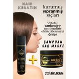 GOLD EXCELLENT 2'li Mükemmel Saç Dostu Set - Saç Dökülmesi - Saç Canlandırma Ve Saç Dostu Set