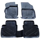 Gold Fiat Egea Sedan 2014-2022 Birebir Uyumlu 3D Havuzlu Subway Oto Paspas - Siyah
