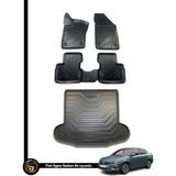 Gold Fiat Egea Sedan 3D Havuzlu Oto Paspas ve Bagaj Havuzu Araca Özel Set - Siyah