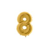 Gold Folyo Balon 8 Rakamı 40 Cm.