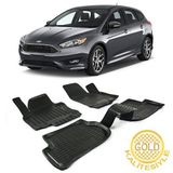 Gold Ford Focus 4 2015-2020 3d Havuzlu Paspas