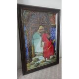 Gold Garden Rölyef Kaplumbağa terbiyecisi Tablo Kahve 70 x 63