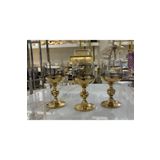 GOLD GLASS BOHEMİA KRİSTALİ KAHVE YANI BARDAK