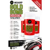 Gold Grip Goldgrip Profesyonel Eldivenler Için Tutuş Spreyi Megagrip Gold Bomb - Kırmızı - Beyaz