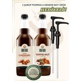 Gold Gull 2 x 700 ml Toffee-Nut & Karamel Aromalı Kahve Şurubu Premium Lezzet Sunar