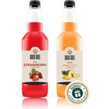 Gold Gull Ananas & Çilek Aromalı Kahve & Meyve Şurubu 2 x 700 ml - 1 Adet - Cafe Crema
