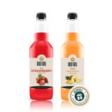 gold gull Ananas & Çilek Aromalı Kahve & Meyve Şurubu 2 X 700 Ml.