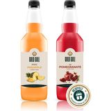 Gold Gull Ananas & Nar Aromalı Kahve & Meyve Şurubu 2 x 700 ml - 1 Adet - Cafe Crema