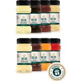 Gold Gull Beyaz Çikolata, Hindistan Cevizi, Karamel, Fındık, Vanilya, Çikolata, Ananas & Çilek Aromalı Kahve & Meyve Şurupları 8 x 80 ml