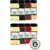 Gold Gull Beyaz Çikolata, Hindistan Cevizi, Karamel, Fındık, Vanilya, Çikolata, Nar &lime Aromalı Kahve & Meyve Şurupları 8 x 80 ml