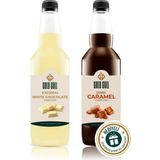 Gold Gull Beyaz Çikolata & Karamel Aromalı Kahve & Meyve Şurubu 2 x 700 ml - 1 Adet - Cafe Crema