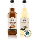 Gold Gull Çikolatalı Kurabiye & Cafe Au Lait Aromalı Kahve & Meyve Şurubu 2 x 700 Ml