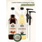Gold Gull Irish Cream & Karamel Aromalı Kahve & Meyve Şurubu 2 x 700 ml - Kahve Karışımı