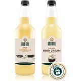 Gold Gull Irish Cream & Vanilya aromalı Kahve & Meyve Şurubu 2 x 700 ml - Kahve Karışımı