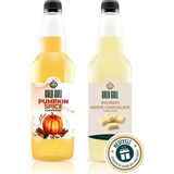 Gold Gull Pumpkin Spices & Beyaz Çikolata Aromalı Kahve & Meyve Şurubu 2 x 700 ml - Kahve Karışımı