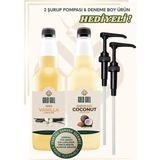 Gold Gull Vanilya & Hindistan Cevizi Aromalı Kahve & Meyve Şurubu 2 x 700 ml - 1 Adet - Cafe Crema