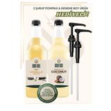 gold gull Vanilya & Hindistan Cevizi Aromalı Kahve & Meyve Şurubu 2 X 700 Ml.