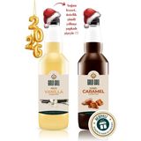Gold Gull Vanilya & Karamel Aromalı Kahve & Meyve Şurubu 2 x 700 ml - 1 Adet - Cafe Crema