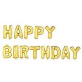 Gold Happy Birthday Folyo Balon