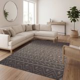 Gold Home Collection İskandinav Desen Dokuma Bukle Halı Antrasit