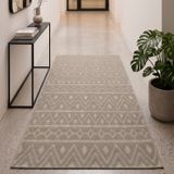 Gold Home Collection İskandinav Desen Dokuma Bukle Halı Vizon