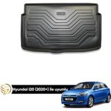 Gold Hyundai I20 Elite Pluss Üst 2020 ve Sonrası Flom Araca Birebir Uyumlu Bagaj Havuzu - Siyah