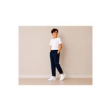 gold ılgaz tekstil ERKEK ÇOCUK BELİ KEMERLİ PİKE KUMAŞ DUBLE PAÇA JOGGER PANTOLON AYARANABİLİR BEL