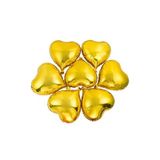Gold Kalp Folyo Balon Set 10 adet 25 cm
