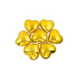 Gold Kalp Folyo Balon Set 20 adet 25 cm