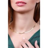 Gold Kaplama Gümüş İtalyan Zincir