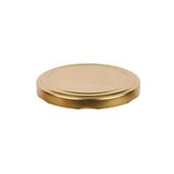 Gold Kavanoz Kapağı (10 Adet) Cam Altın