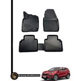 Gold Kia Sportage 2010-2015 3D Havuzlu Paspas Kauçuk Vox - Siyah