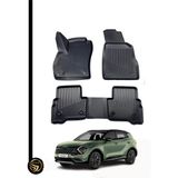 Gold Kia Sportage 2021-2024 3D Havuzlu Paspas Kauçuk Vox - Siyah