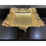 Gold Kristal Taşlı Çikolatalık Meyvelik Lkm-159