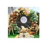 Gold Küf Yeşili Karamel ve Ten Rengi Balon Zinciri 50 Adet+5 mt balon zinciri