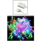 gold light Led Fişli Rgb 10 Metre 100 Lü Led Lamba Yılbaşı Çam Ağacı Süsü Renkli Işık Pirinç