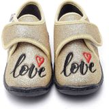 Gold Love Nakışlı Çocuk Panduf