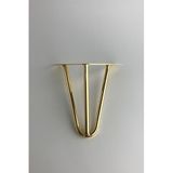 Gold Lüx Metal Ayak Çok Amaçlı Sehpa, Tv Ünitesi, Konsol (15 cm)